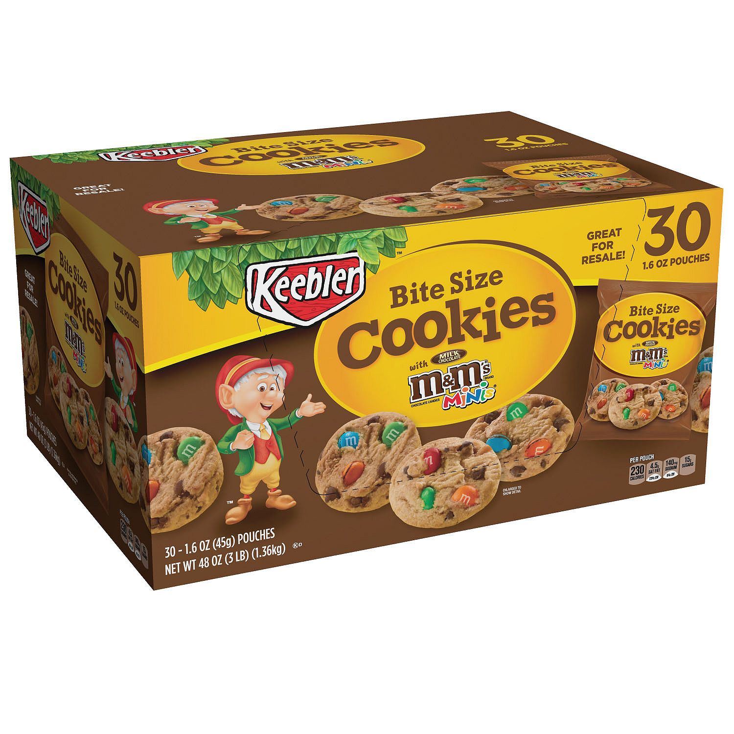 Cookies aux M&M's 30x45g