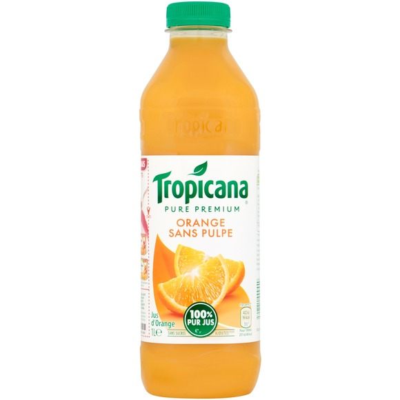 JUS D'ORANGE SANS PULPE