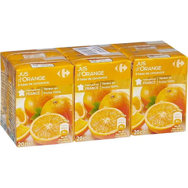 JUS D'ORANGE x6