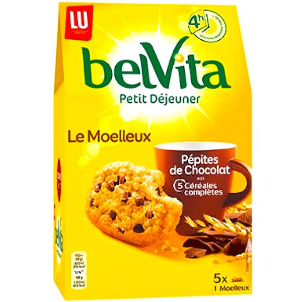 BELVITA MOELLEUX PÉPITES DE CHOCOLAT