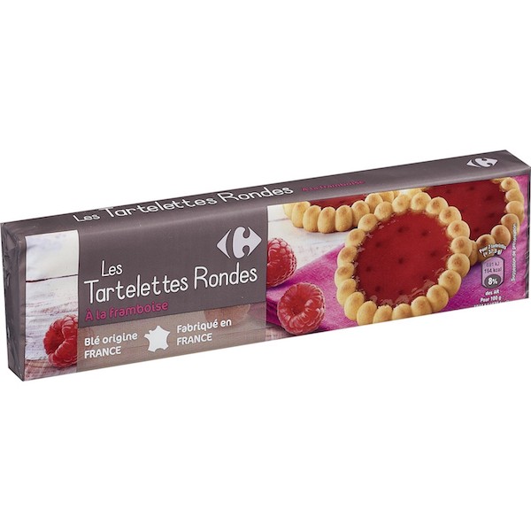 LES TARTELETTES RONDES FRAMBOISE