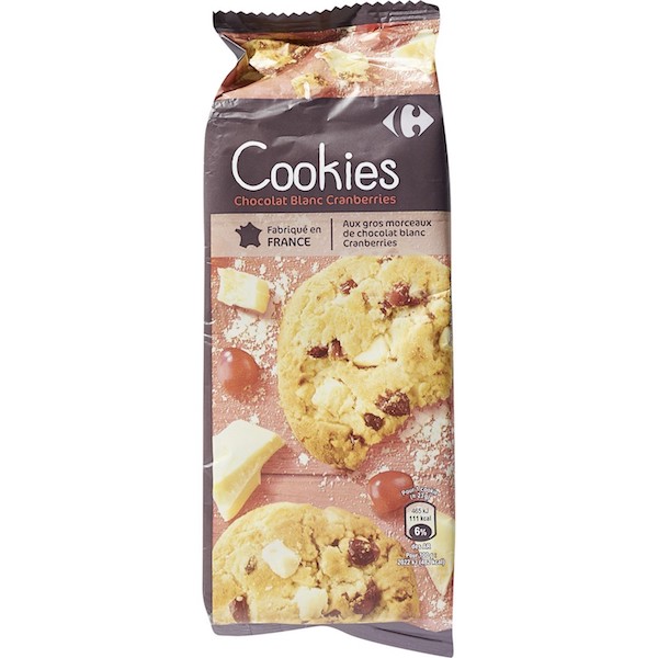 COOKIES CHOCO BLANC CRANBERRIES