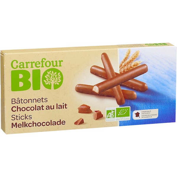 BATONNETS CHOCOLAT AU LAIT