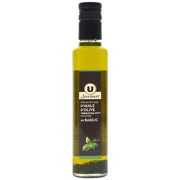 HUILE D'OLIVE BASILIC