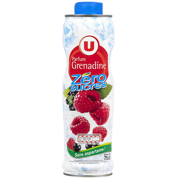 GRENADINE ZÉRO SUCRES