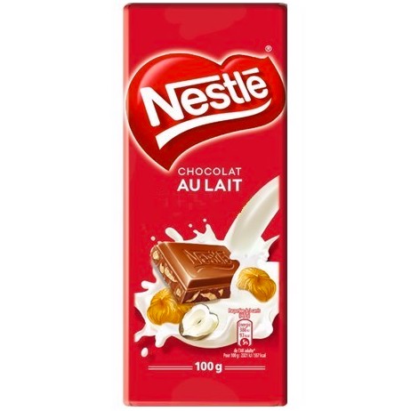 CHOCOLAT AU LAIT NOISETTES