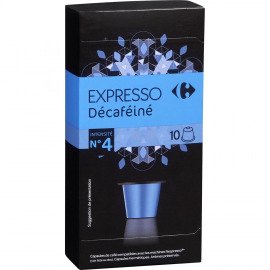 EXPRESSO DÉCAFÉINÉ