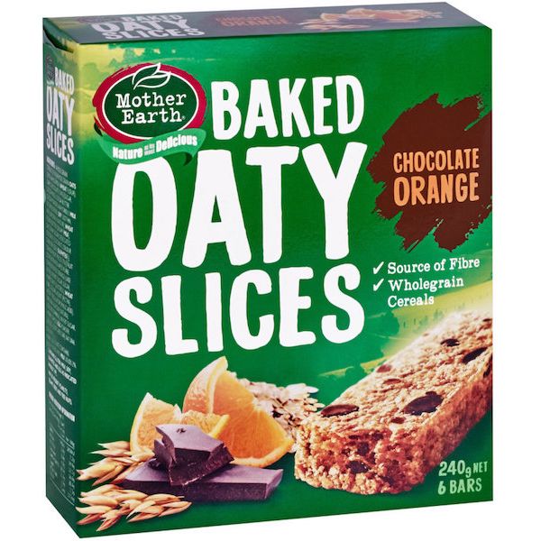 BAKED OATY SLICES CHOCOLAT ORANGE