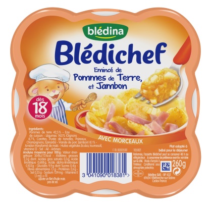 BLÉDICHEF POMME DE TERRE JAMBON