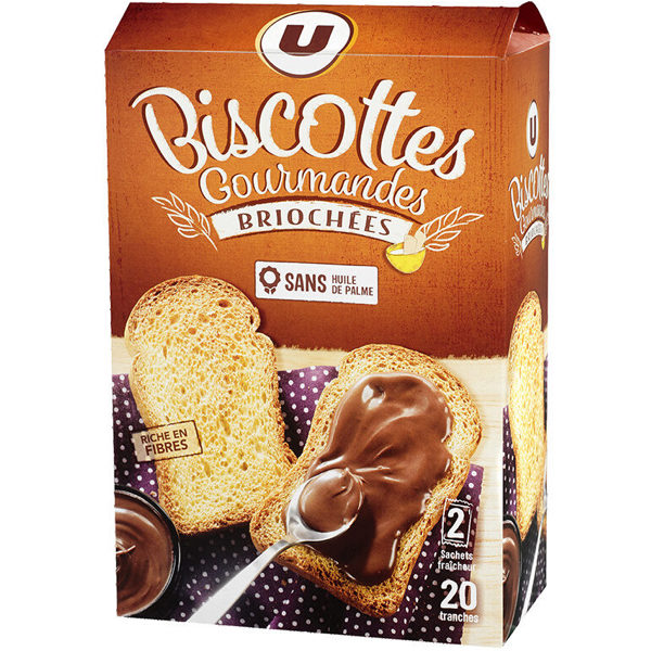 BISCOTTES GOURMANDES BRIOCHÉES