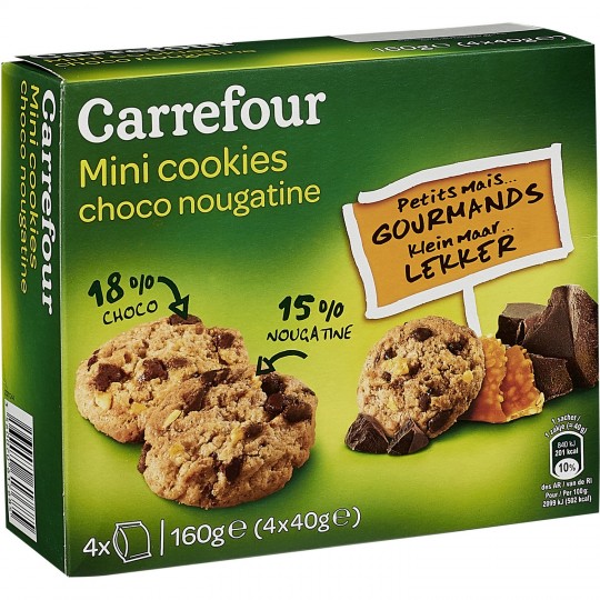 MINI COOKIES CHOCO NOUGATINE