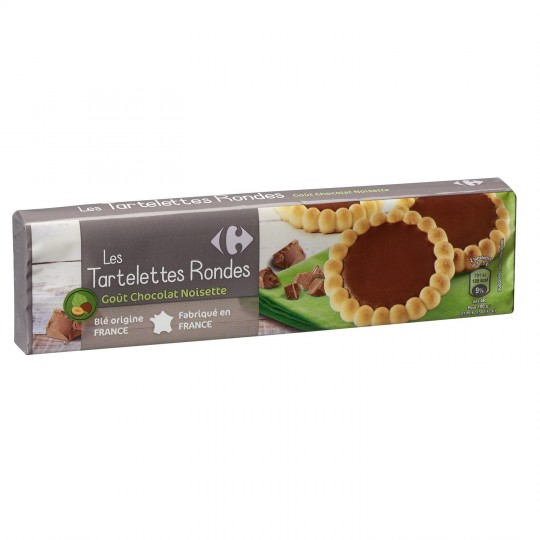 LES TARTELETTES RONDES CHOCO NOISETTE