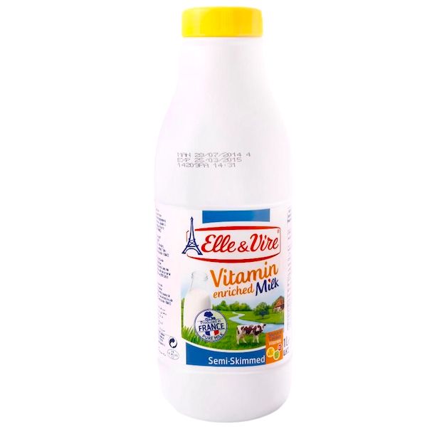 Lait demi-écrémé - Nos laits - Elle & Vire