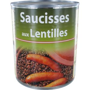 SAUCISSES LENTILLES