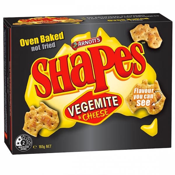 SHAPES VEGEMITE CHEESE