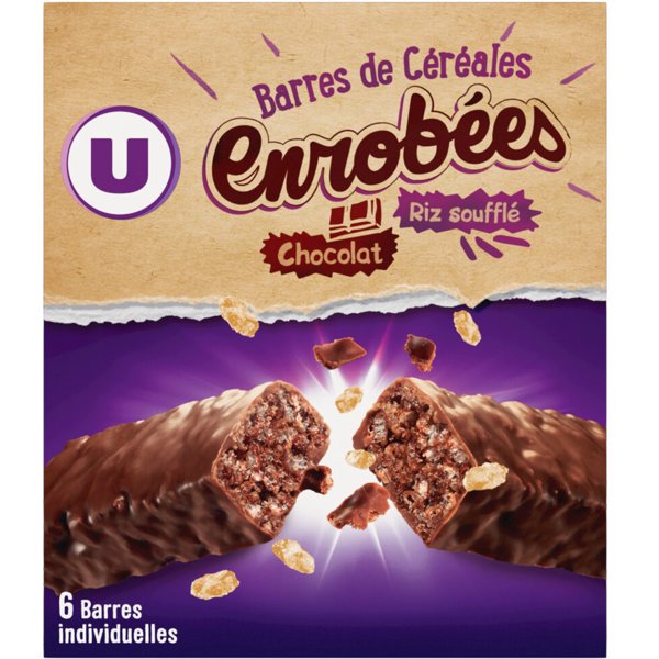 BARRES ENROBÉES CHOCO RIZ SOUFFLÉ