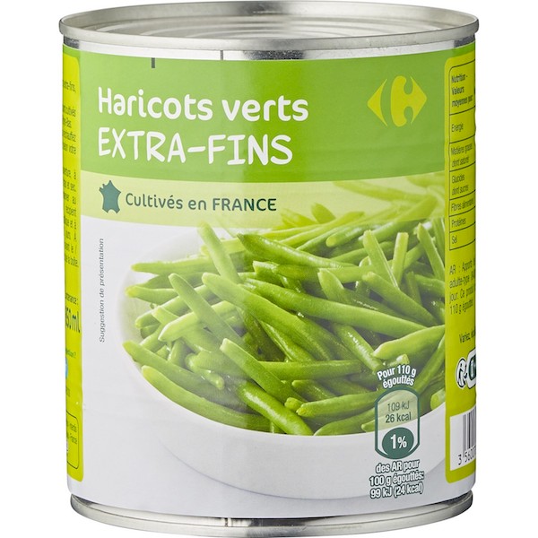 HARICOTS VERTS EXTRA FINS