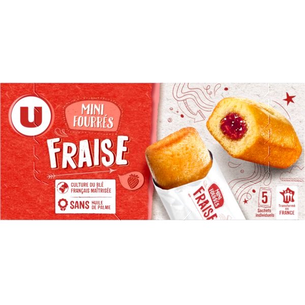 MINI FOURRÉS FRAISE