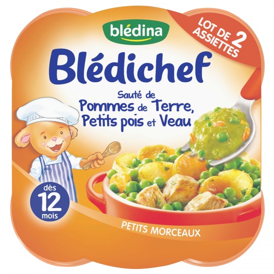 BLÉDICHEF PETITS POIS VEAU