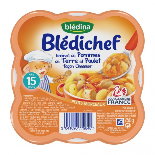 BLÉDICHEF POMMES DE TERRE POULET