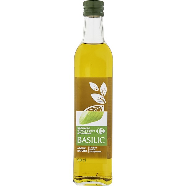 HUILE D'OLIVE BASILIC