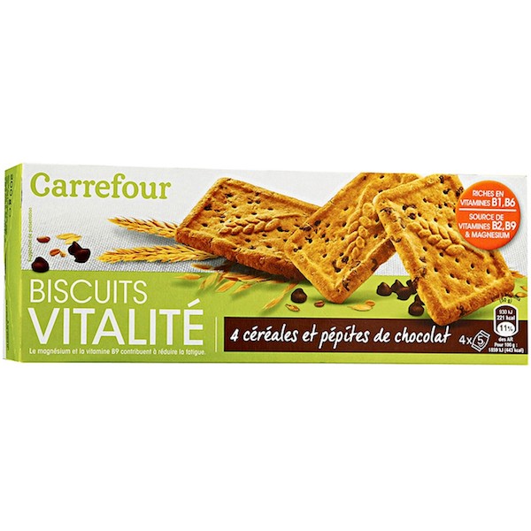 BISCUITS VITALITÉ CÉRÉALES CHOCO