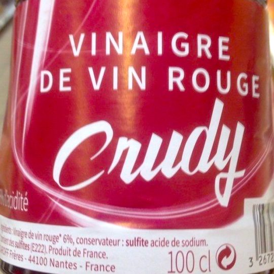 VINAIGRE DE VIN ROUGE