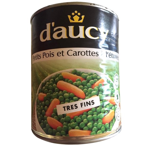 PETITS POIS CAROTTES ÉTUVÉE