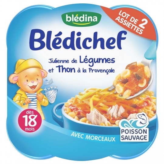 BLÉDICHEF LEGUMES THON PROVENCALE