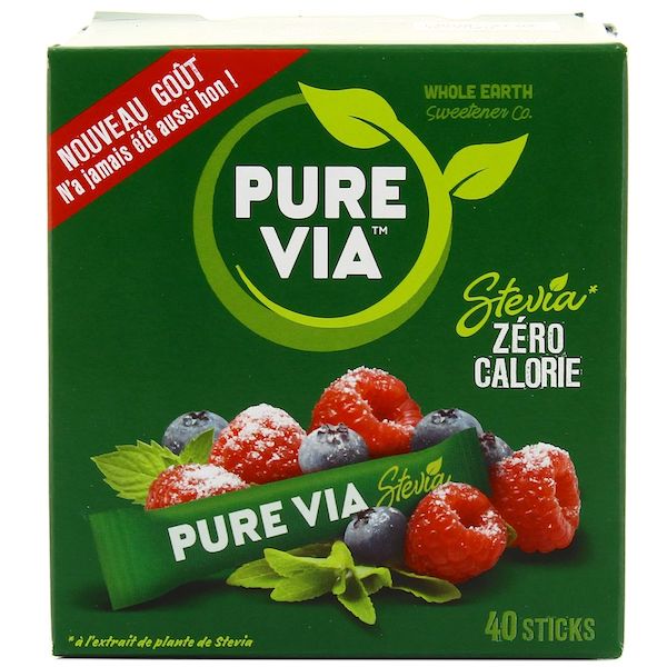 Pure Via - Stevia 40 Sticks