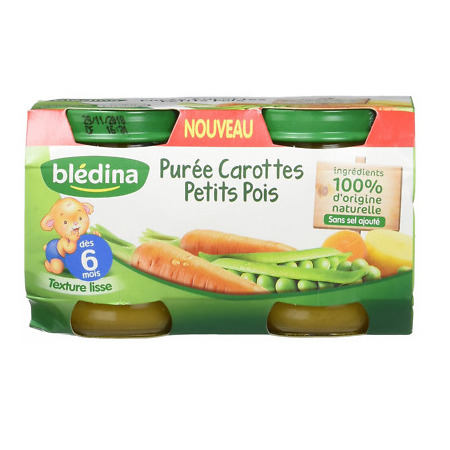 PURÉE CAROTTES PETITS POIS