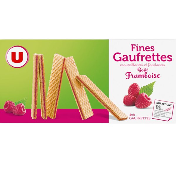 GAUFRETTES FRAMBOISE