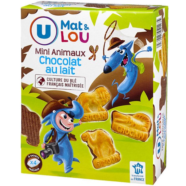 MINI ANIMAUX CHOCOLAT LAIT