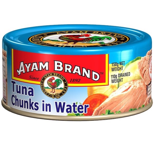 TUNA CHUNKS IN WATER