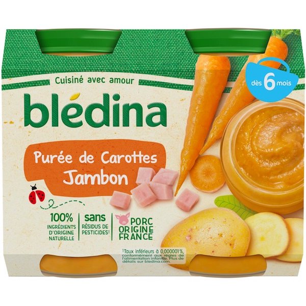 PURÉE CAROTTES JAMBON