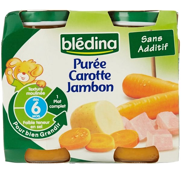 PURÉE CAROTTE JAMBON