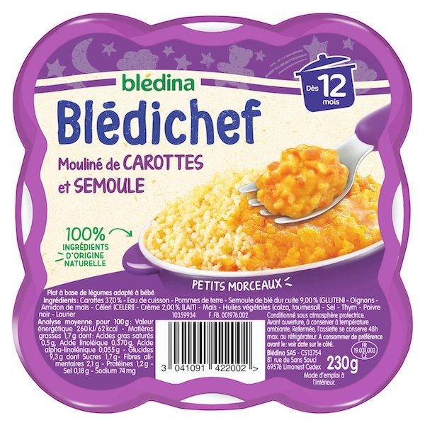 BLÉDICHEF CAROTTES SEMOULE