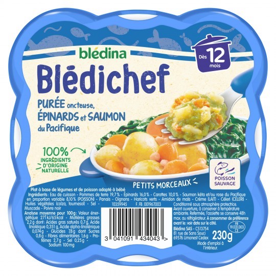 BLÉDICHEF EPINARDS SAUMON