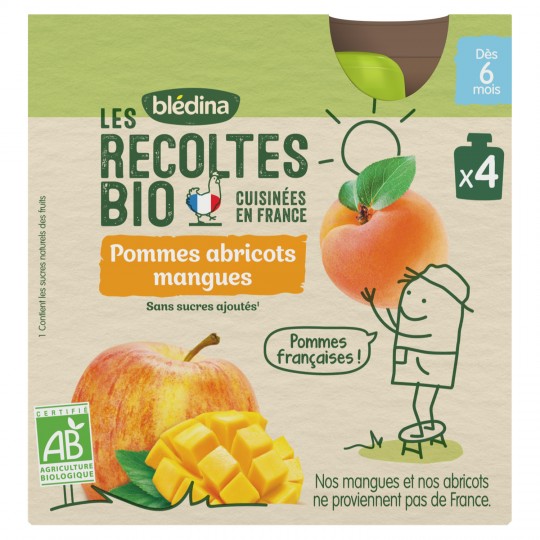 POMMES ABRICOTS MANGUES