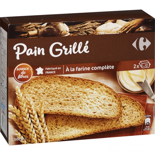 PAIN GRILLÉ FARINE COMPLETE