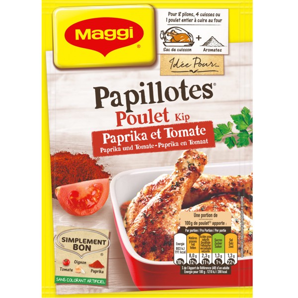 PAPILLOTES POULET KIP