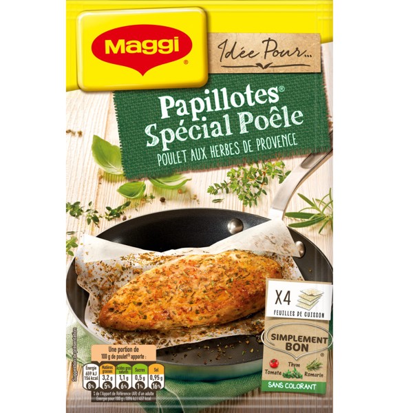 PAPILLOTES SPECIAL POELE