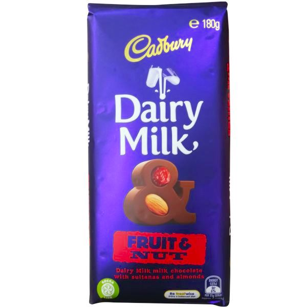 DAIRY MILK FRUIT NUT