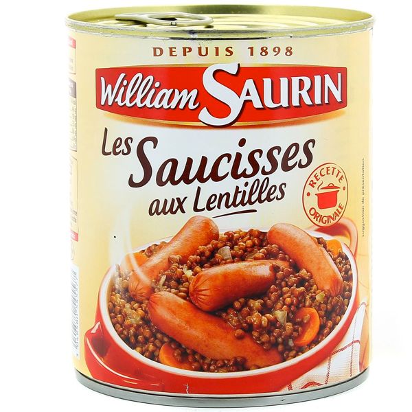 SAUCISSES LENTILLES