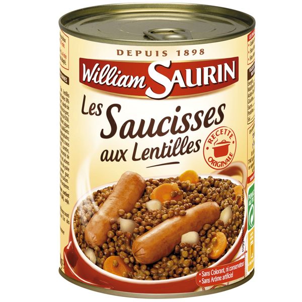 SAUCISSES LENTILLES