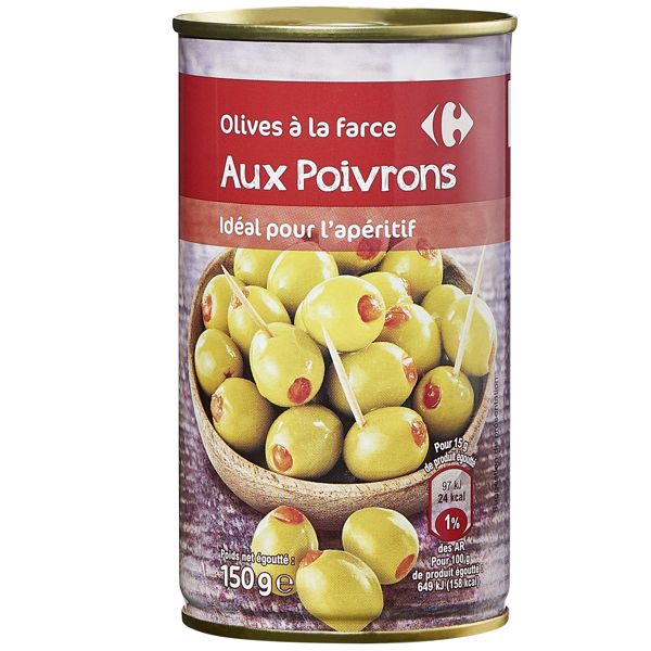 OLIVES AUX POIVRONS