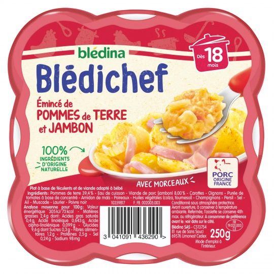 BLÉDICHEF POMME DE TERRE JAMBON