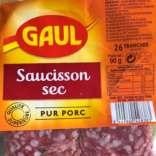 SAUCISSON SEC