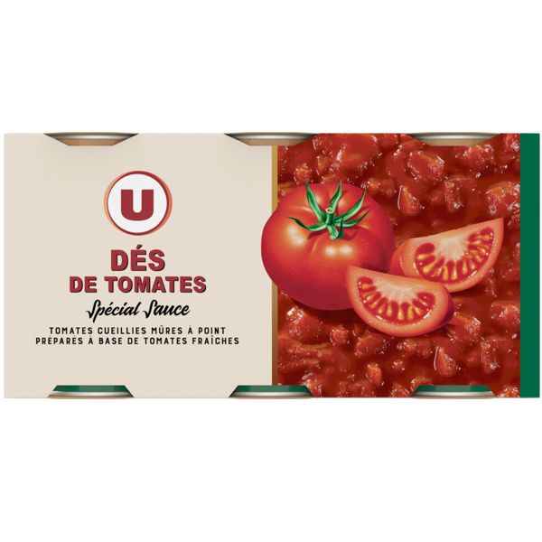 DÉS DE TOMATES