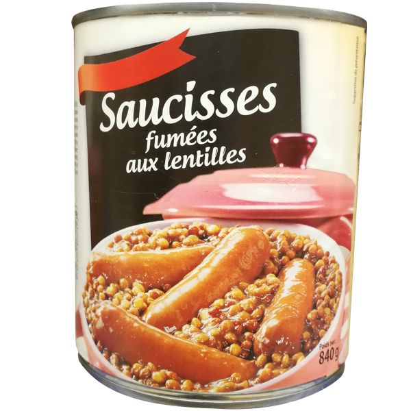 SAUCISSES LENTILLES